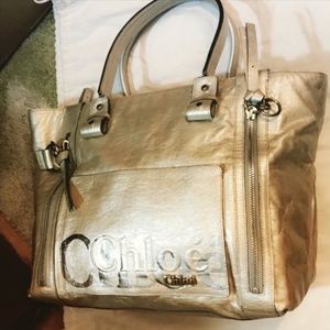 Authentic Chloe large tote